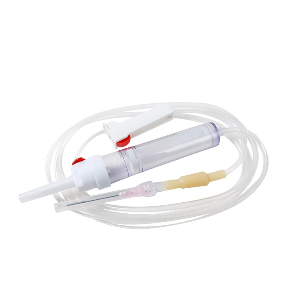 Disposable Blood transfusion Set with Free Needle Injection Y Port Blood Transfusion Device