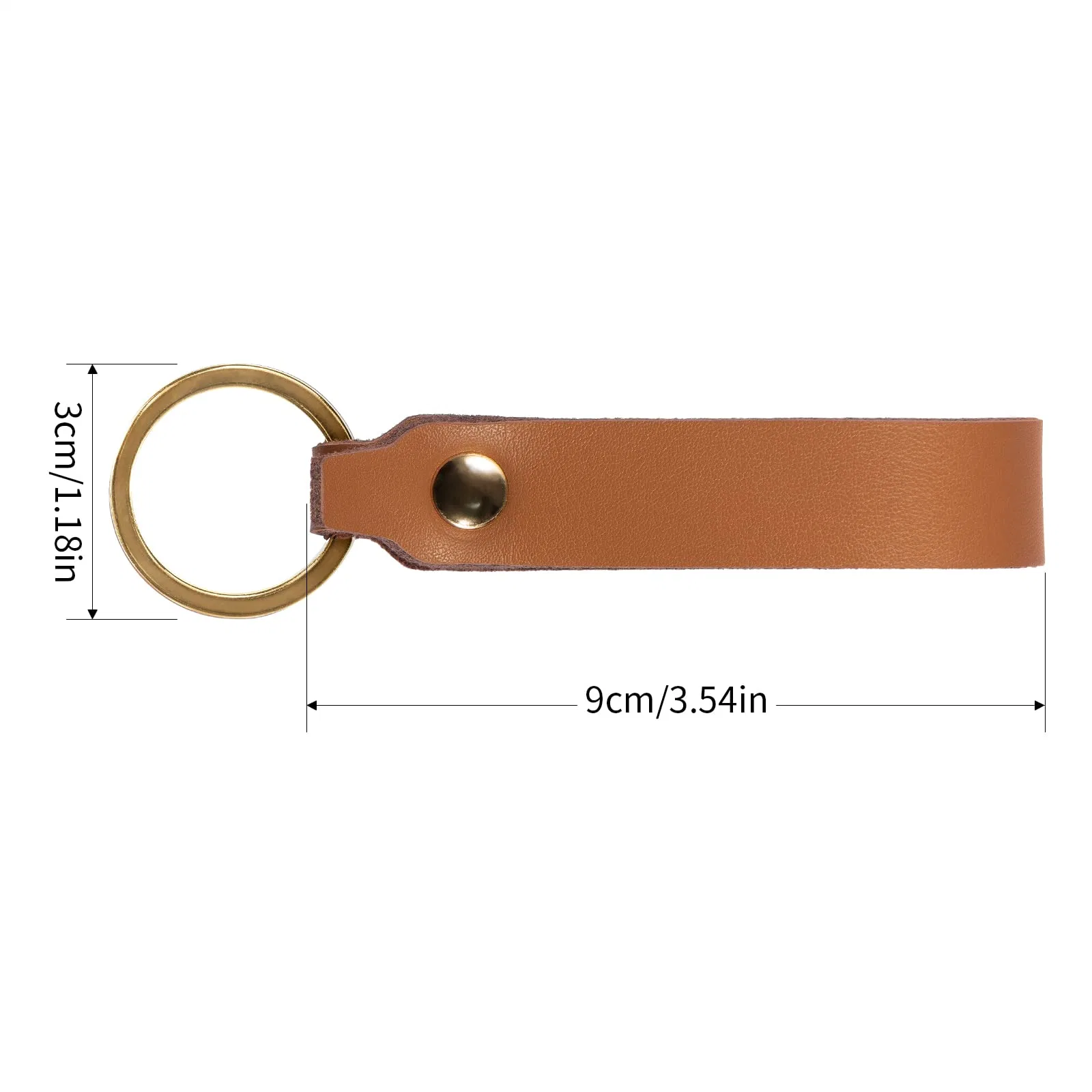 Genuine Leather Keychain for Man and Home Keyain Strap Holder Lanyard Keychain