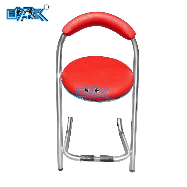 Stainless Steel Arcade Gaming Bar Stool Chair Game Machine Seating Chairs