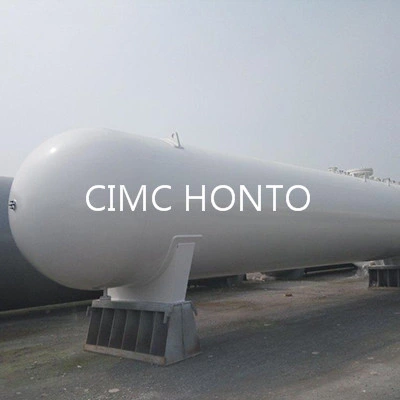 Cimc 50 60 80 100 120cbm Propane Butane Gas Storage Tank LPG Bullet Cylinder for Somalia