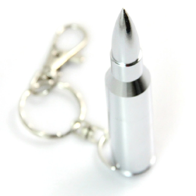 Don Metal Pen Drive Bullet 4GB 8 GB de disco con llavero USB 2.0