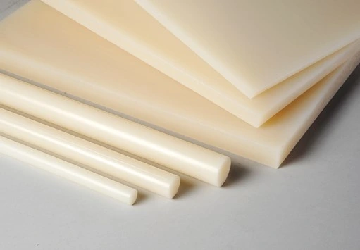 High Temperature Resistant Molded Plastic Durable Natural PVDF/PTFE Dia 10-80mm Round Rod