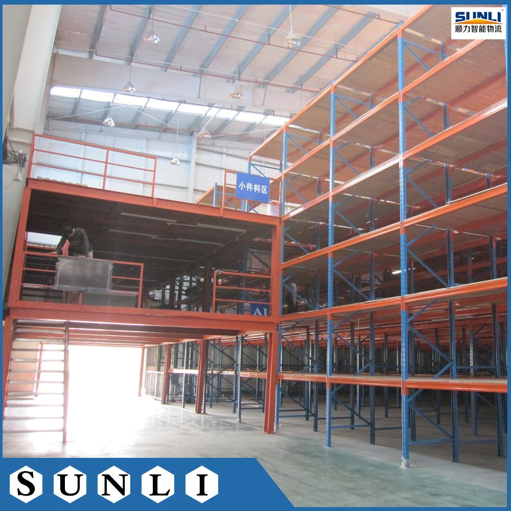 Industrial Steel Deck Storage Rack Mezzanine with SGS/ISO