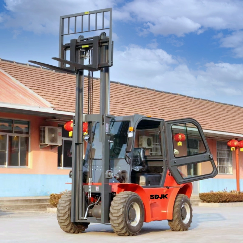 CE Euro 5 EPA Engine Forklift Truck Price 2 Ton 3.5 Ton 4 Ton 5 Ton 7 Ton 8 Ton 10 Ton Diesel Forklift with Optional Attachments