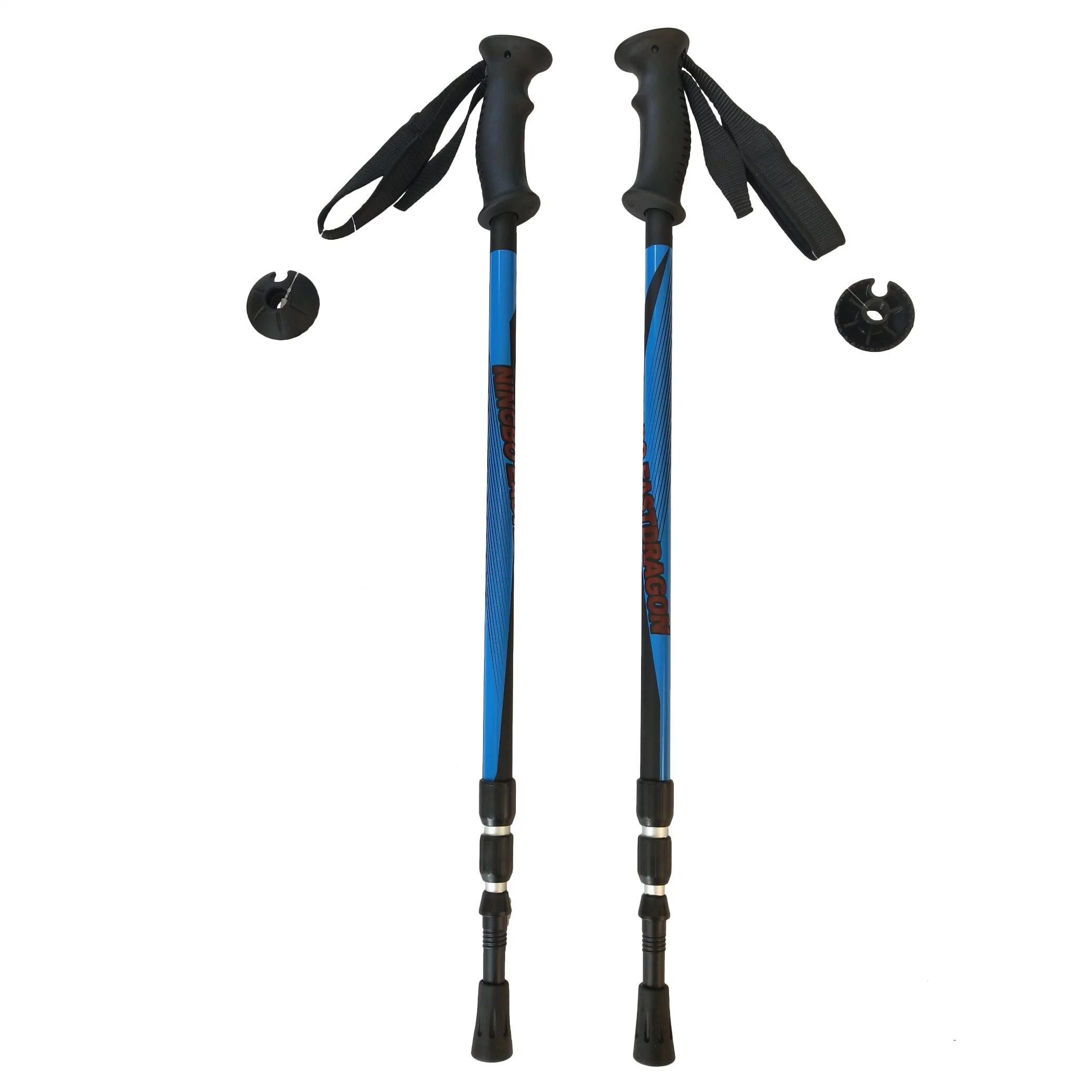 Choque Anti Trekking Pole Ultralight Bengalas Ajustável caminhadas bengalas muleta telescópico para bastões para caminhadas nórdicas