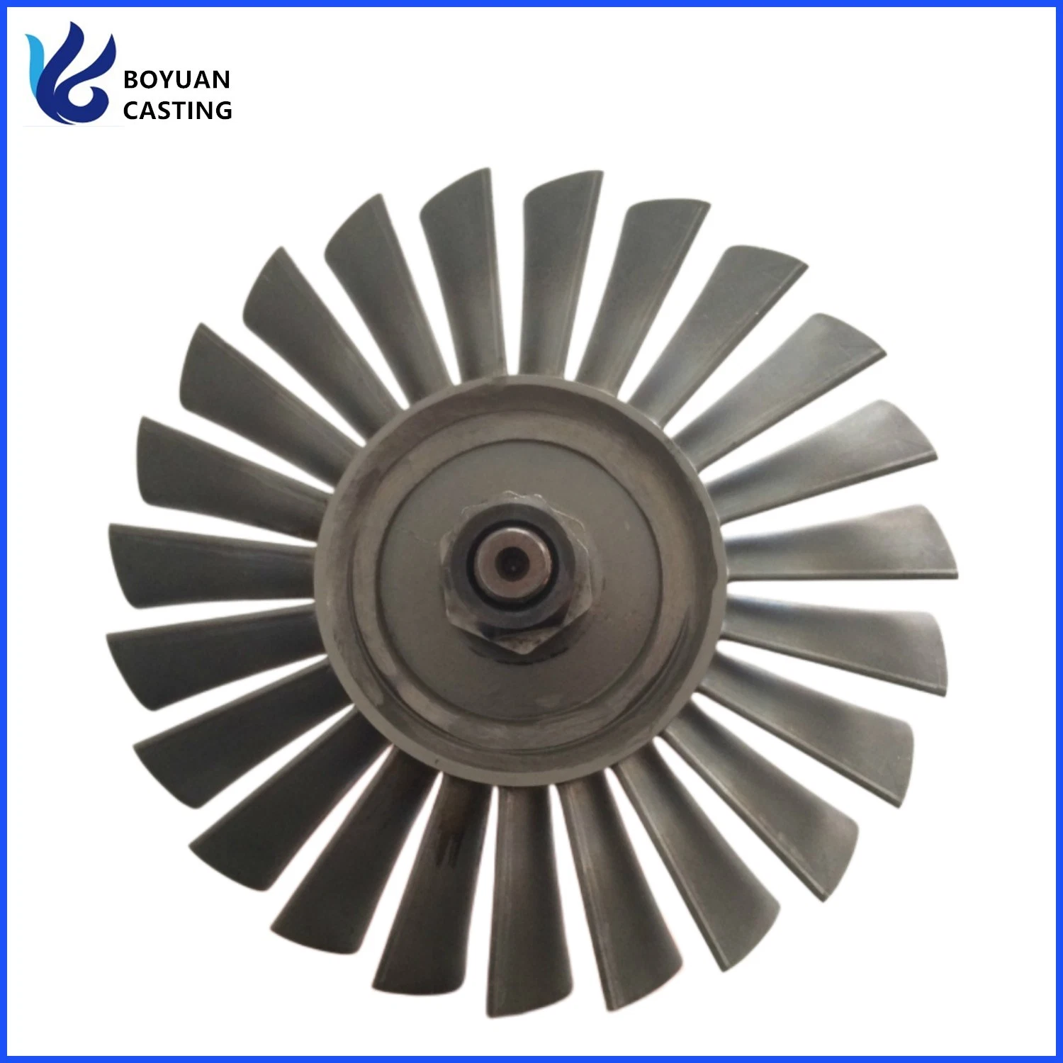 Nickel Based Alloy Precision Lost Wax Investment Vacuum Casting Turbine Wheel Used for Turbojet Diesel Engine Spare Parts