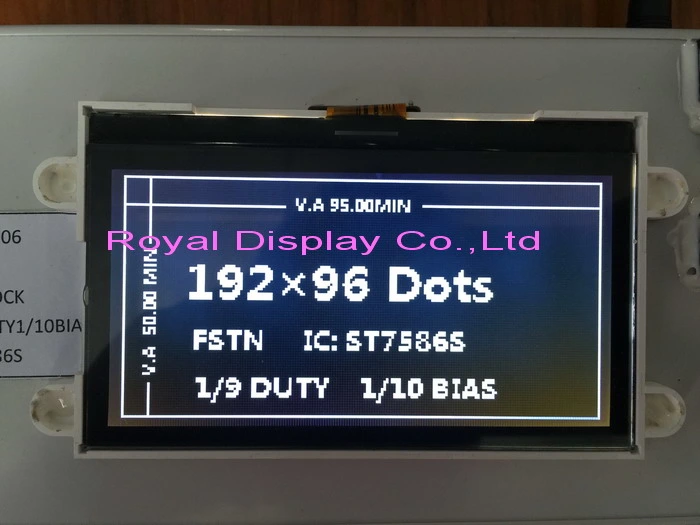 128X64 Visor OLED monocromático com placa controladora do PCB