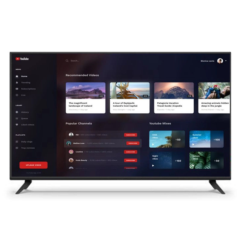 Оптовая настройка 43-дюймового Smart TV с Android 2K Anti-Blue Light LED