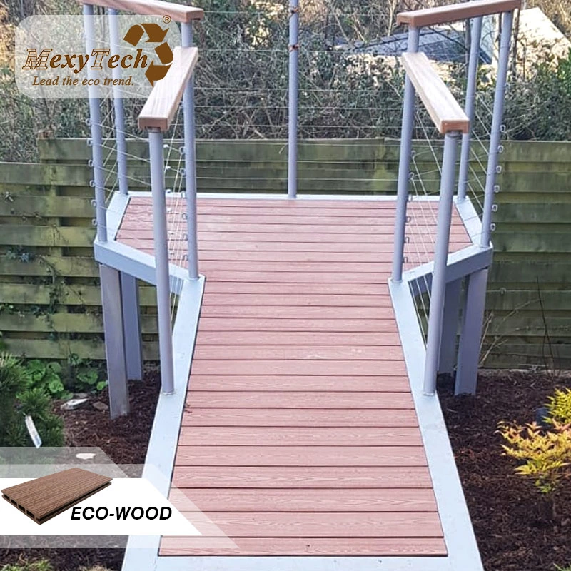 Génie Anti-Termite WPC Decking Revêtements de sol extérieur