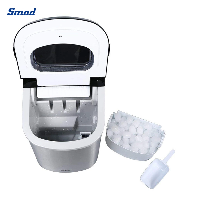 Home Mini Compact Portable Counter Top Clear Ice Maker Machine