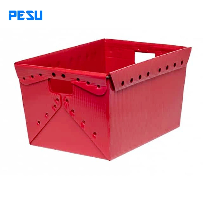 Heavy Duty Plastic Corrugated Box for Packing with Handle