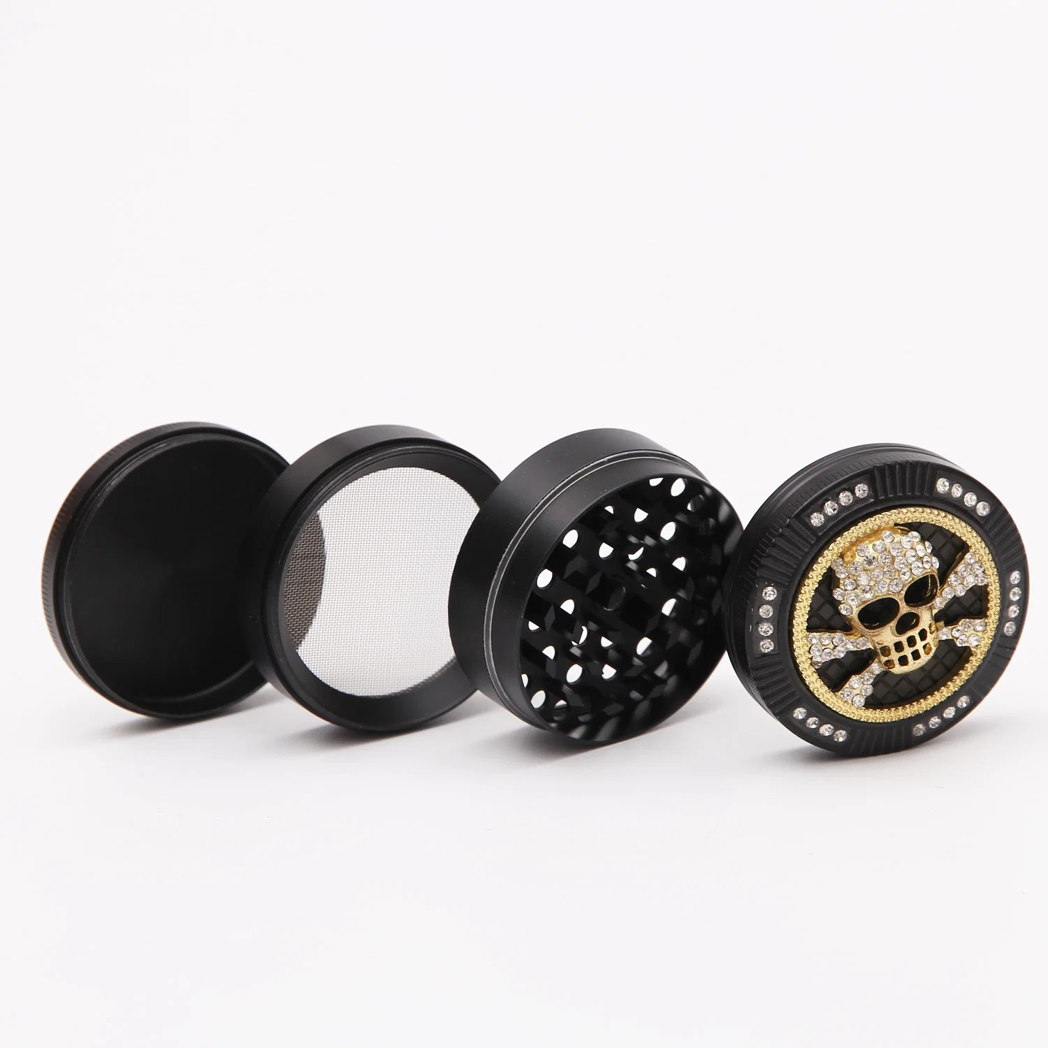 Portable Metal Plastic Custom Logo Smoking Rolling Paper Tobacco Herb Grinder