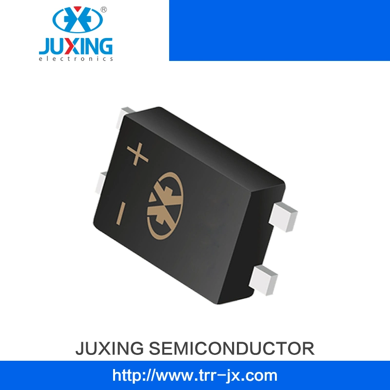 Juxing Kmb28f Vrrm80V Vrms56V Ifsm50A Vf0.85A Surface Mount Schottky Bridge Rectifier Diodes with Mbf Case