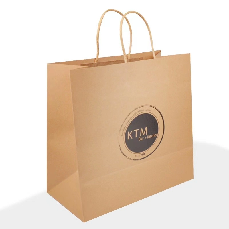 Sacos de oferta de papel Euro Tote personalizados com logótipo