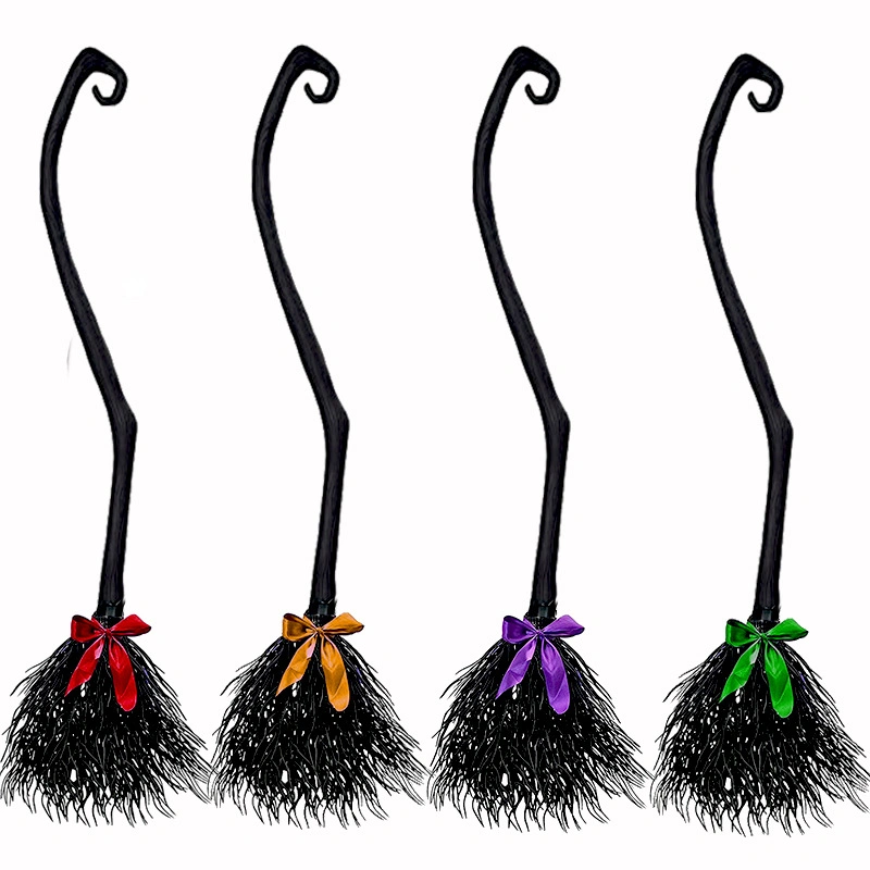 Bruxa Broom decoração Cosplay trajes Witch Magic Brroom item