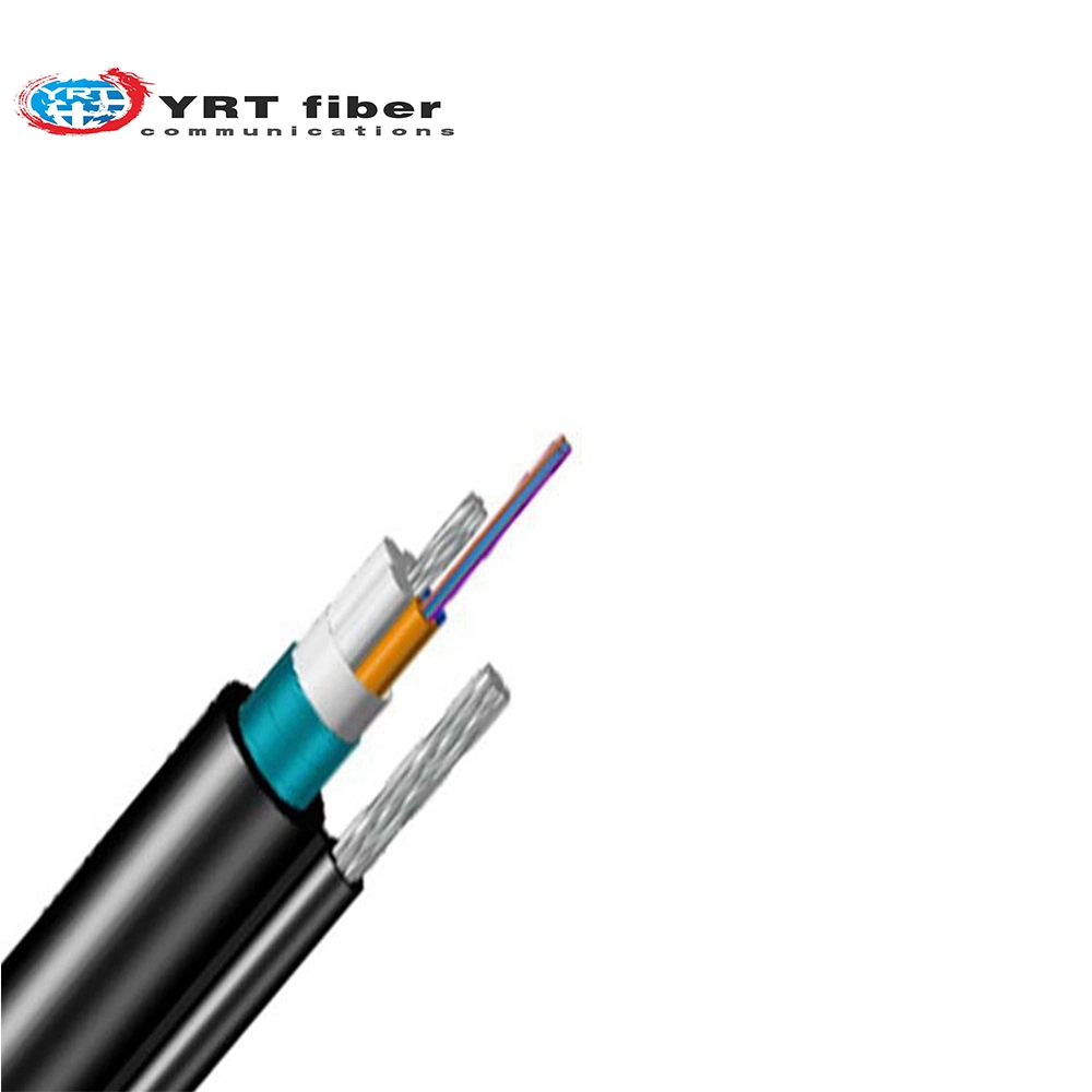 Overhead GYTC8S Outdoor Single-Mode Armored Optical Fiber with Strong Tensile Strength