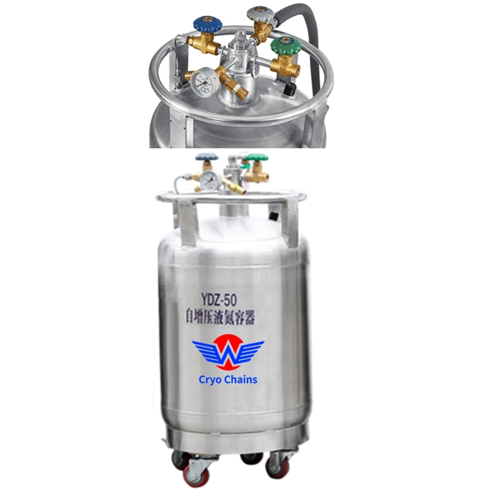 High Productivity Static Storage Cryogenic Nitrogen Container for Cell Culture