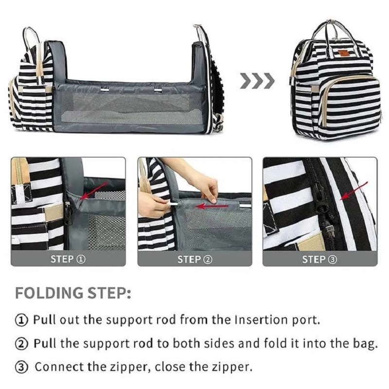 Customized Multifunctional Outdoor Mummy Backpack Diaper Bag