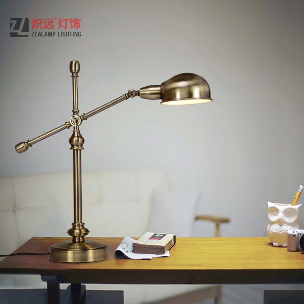 Portable Studying Adjustable Bedside Lamp Metal Table Lighting