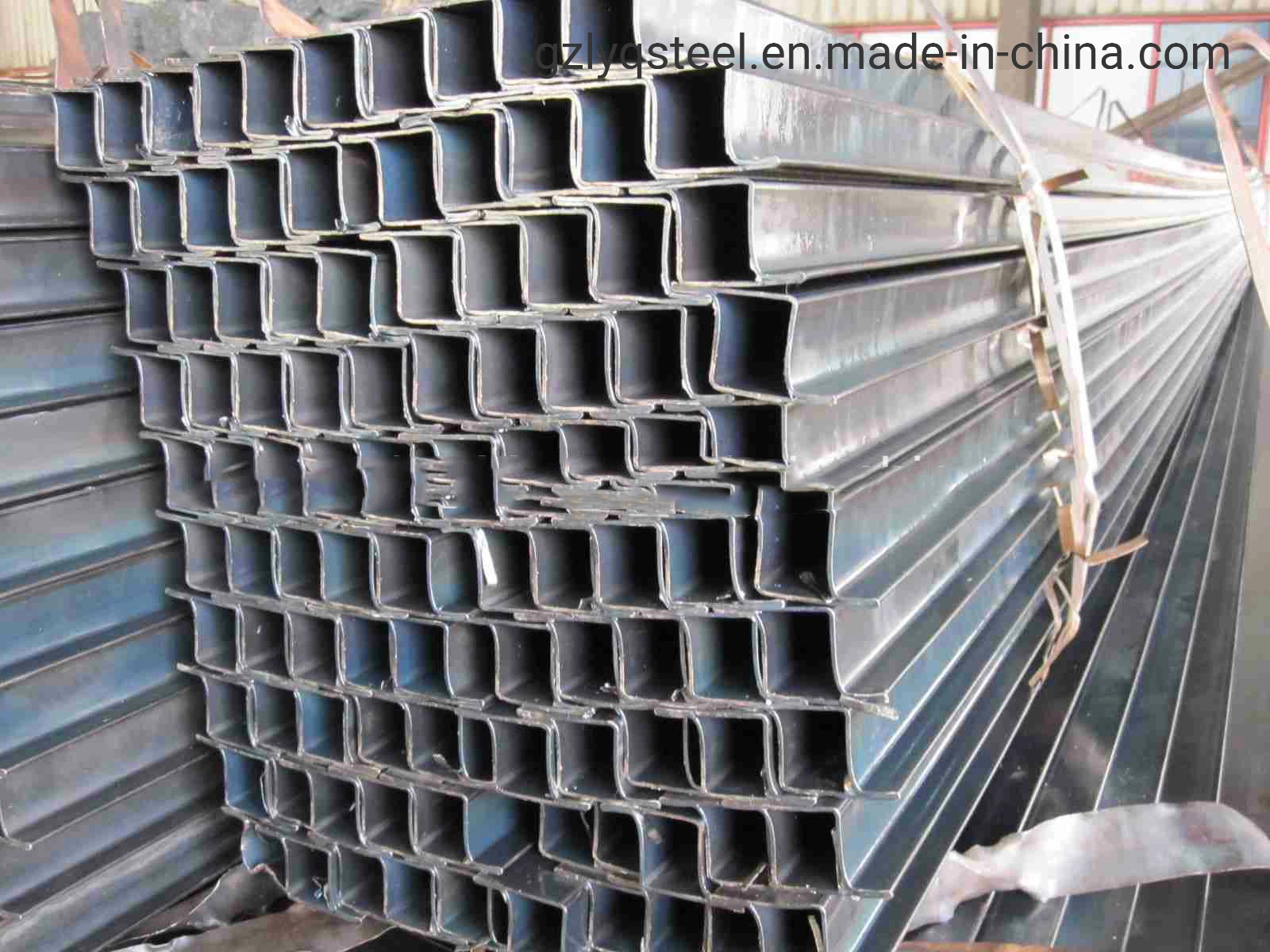 Q215 Ss400 Zinc Coated Square Steel Pipe Tube Rectangular Cold Bending Hollow