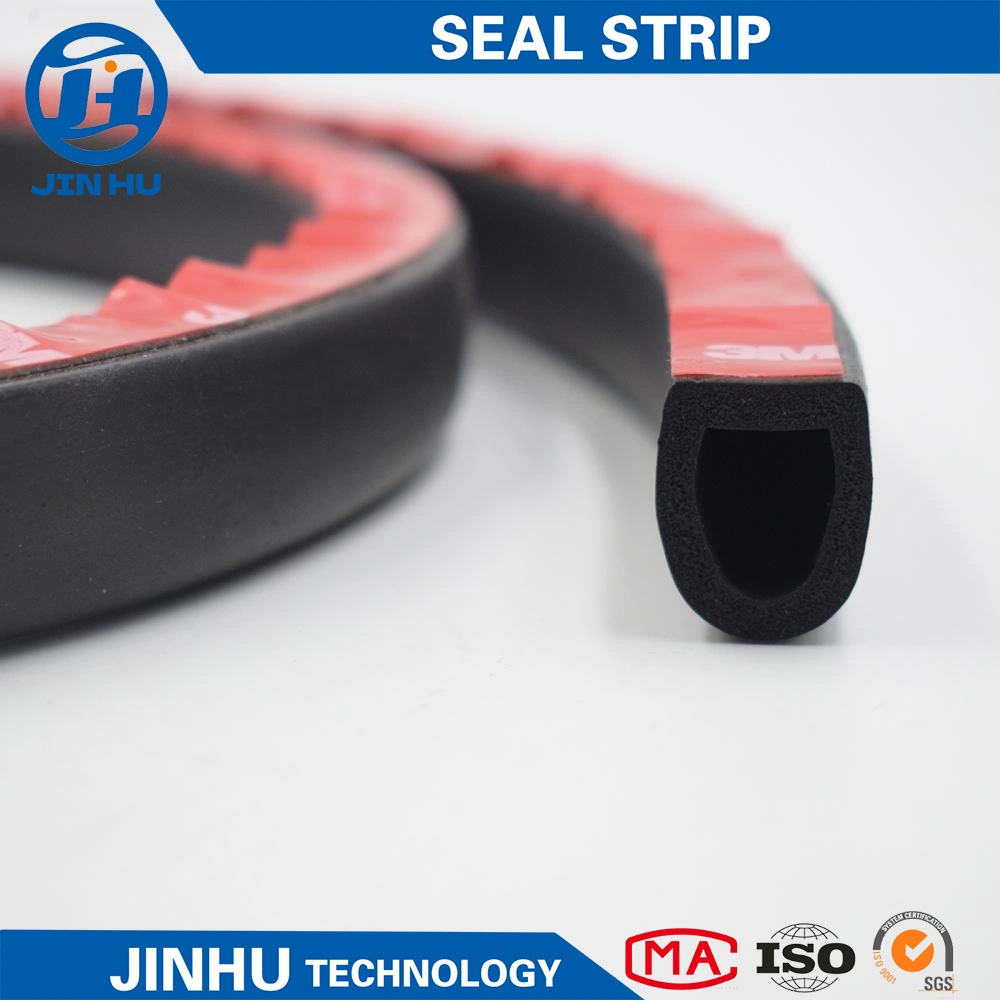 Chinese Suppliers Wholesale/Supplier of Factory Soundproof EPDM Rubber Sealing Strip D Type Weather Strip for Door