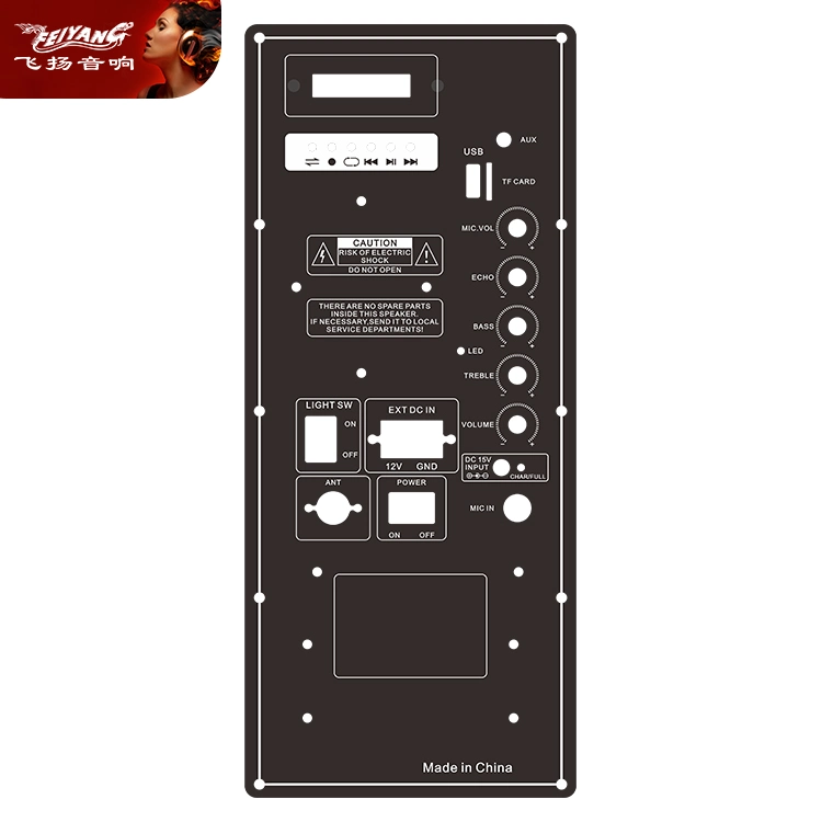 Stadium 8 Zoll Outdoor Powered Electronic Baffle Bluetooth Portable Audio Lauter Lautsprecher