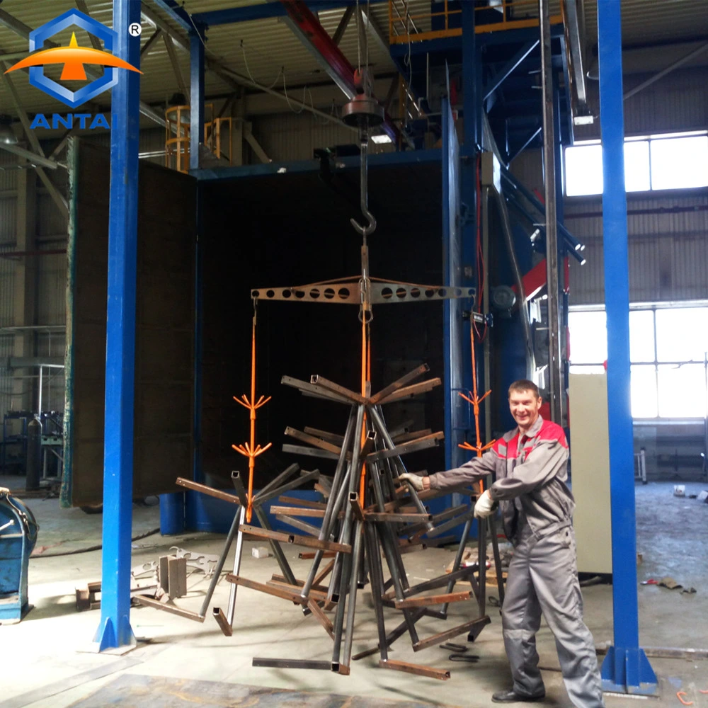 Q378 Qd378 High Quality Rotary Hook Type Hanger Shot Blasting Cleaning Machine for Sale