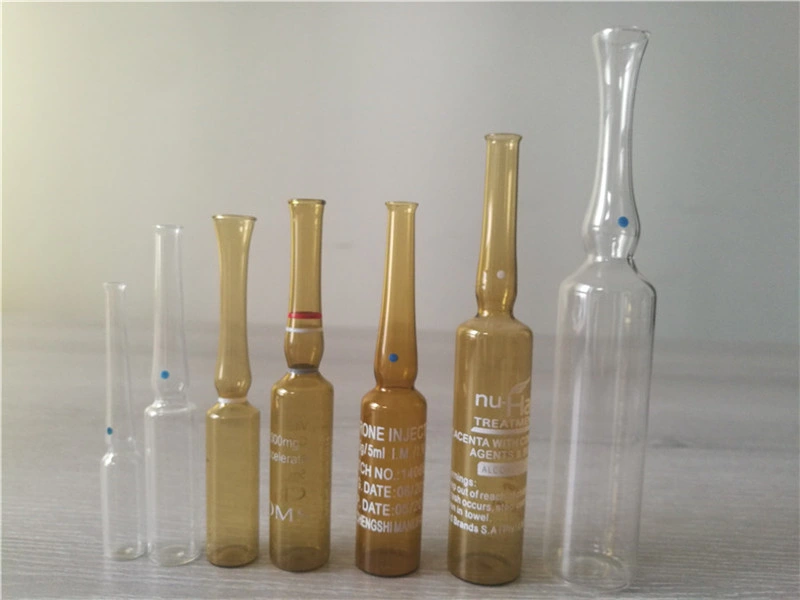 Pharmaceutical Ampoule en verre 1 ml 2 ml 3 ml 5 ml