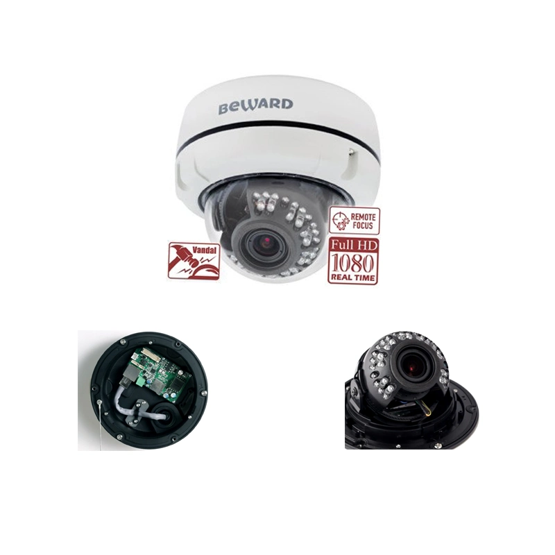 O ONVIF H. 265 Poe Dome IV HD Câmara IP de Vigilância de Segurança