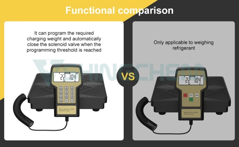 High Precision Electronic Digital HVAC Refrigerant Weight Scale Charging