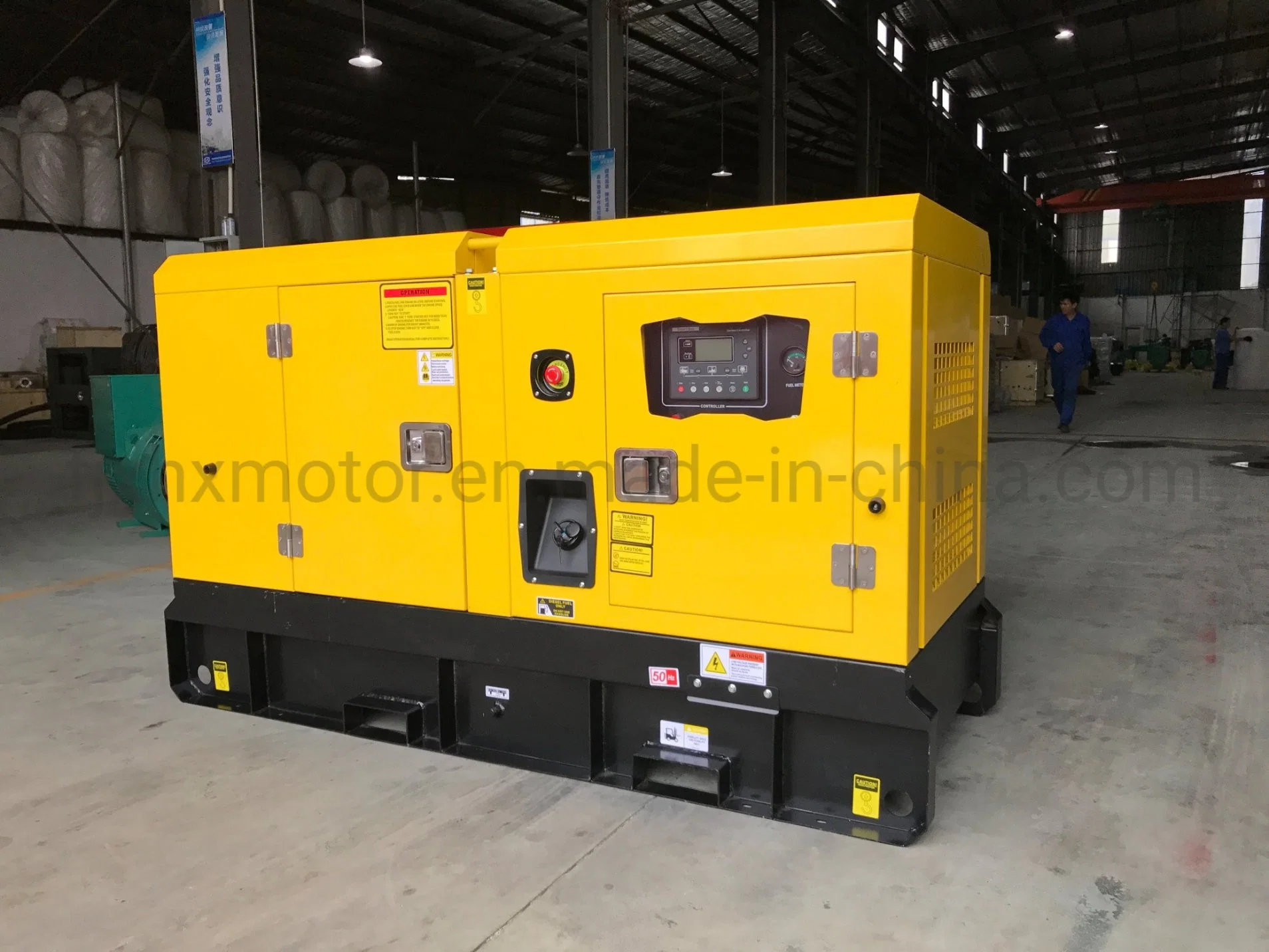 20kw 50kw Silent Electric Diesel Soundproof Generator Power with Cummins Engine