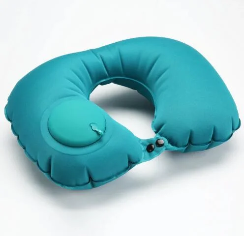 Coussin en U de protection de cou gonflable de voyage portable