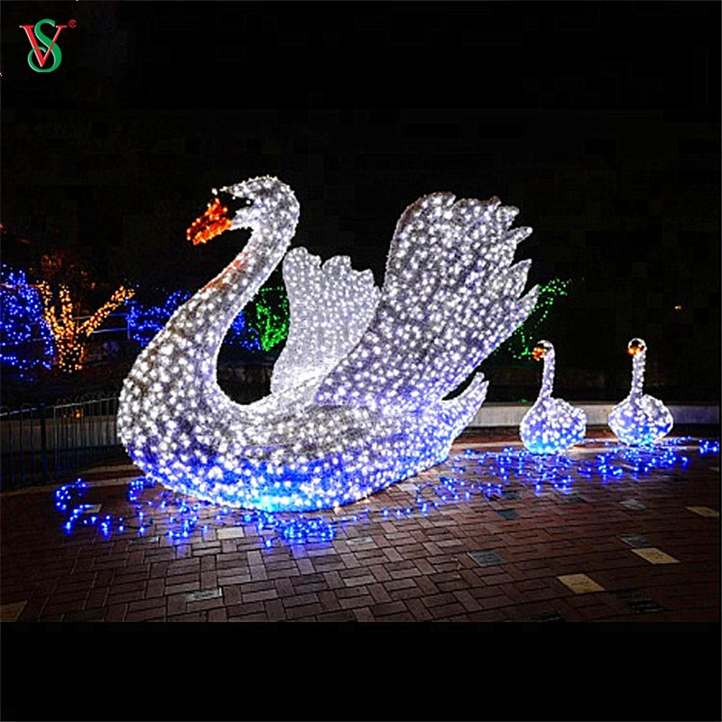 Outdoor Horse Animal Frame and Rope Motif Light for Holiday Light Show