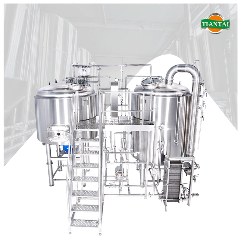 200L Nano 2-Vessel Steam Heating Tiantai Hot Water Tank Beer Brewing Equipment