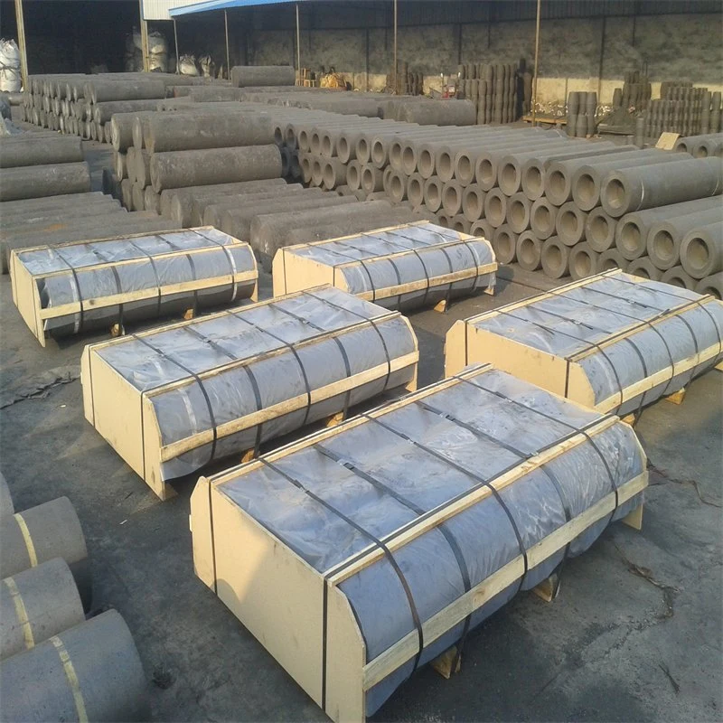 Most Favourable Coal Tar Pitch UHP Carbon Anode 300-600mm Graphite Electrode