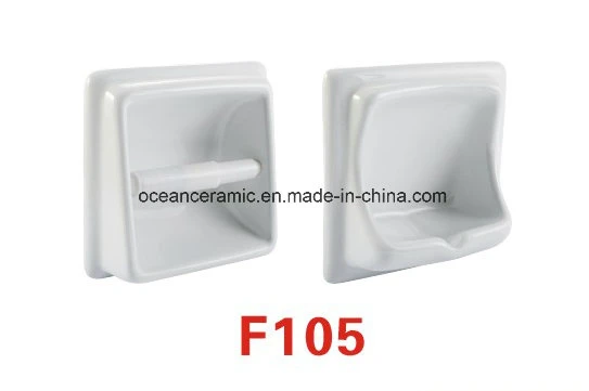 F107 Ceramic Soap Dish, Toilet Paper Holder, Bathroom Accessories