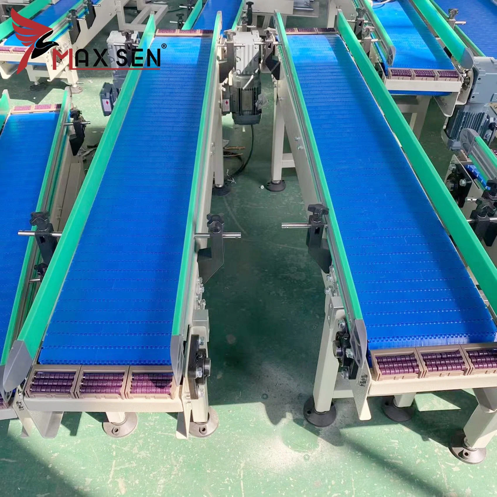 Modular Plastic Belt Suppliers Conveyor System Manufacturers for Logistics Sorting Industry