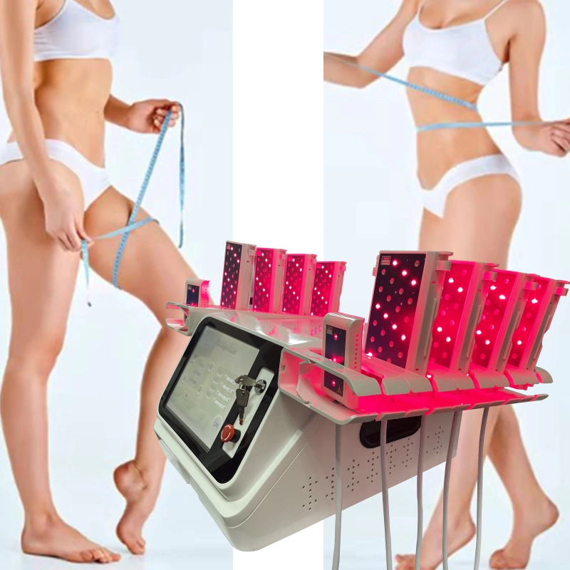 Corpo de infravermelhos com remoção de gordura da almofada de laser LiPo 5D Contouring Red Light Therapy Weight Loss Machine (contorno da máquina de
