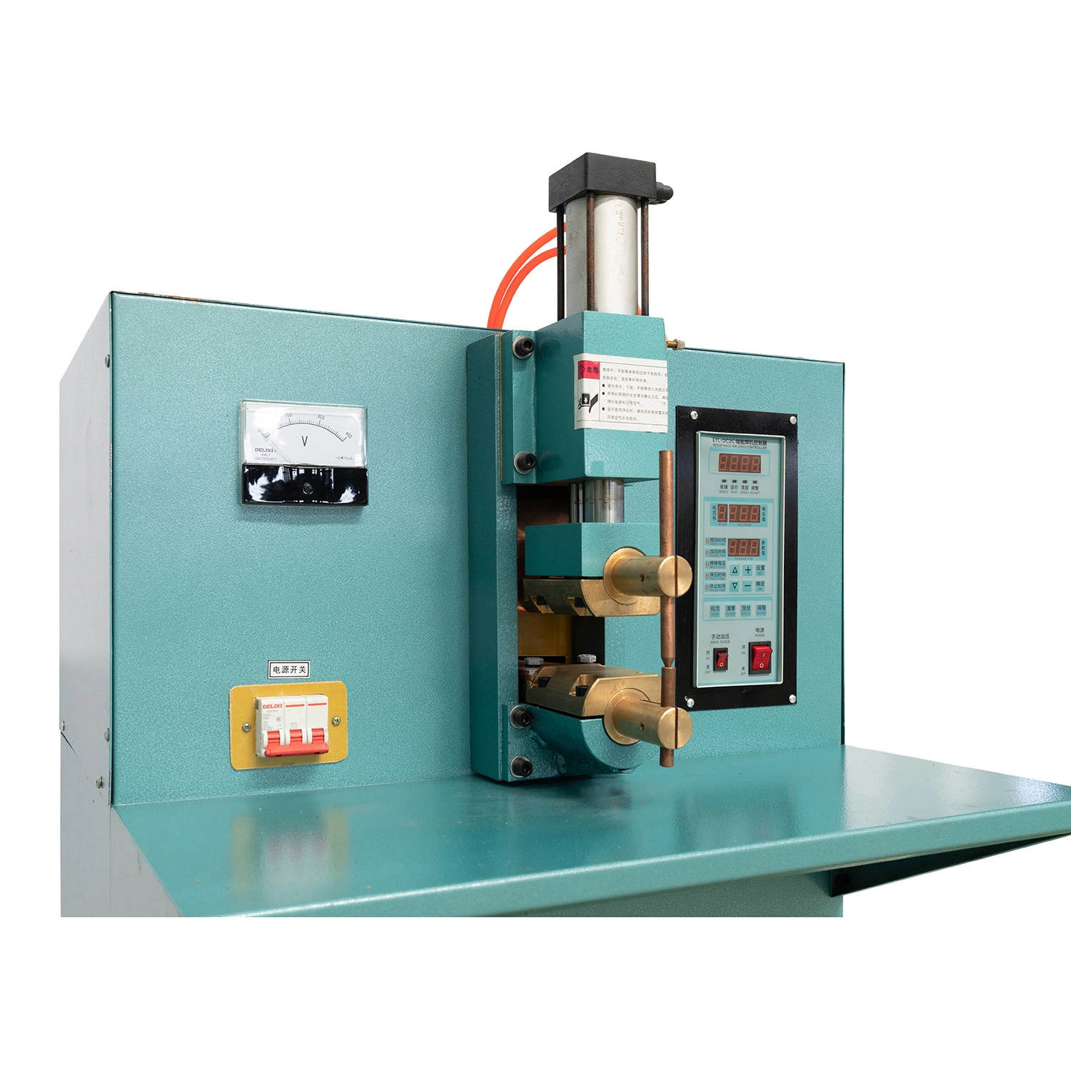 Полуавтоматическая машина для точечной сварки под давлением газа с емкостным разрядным давлением