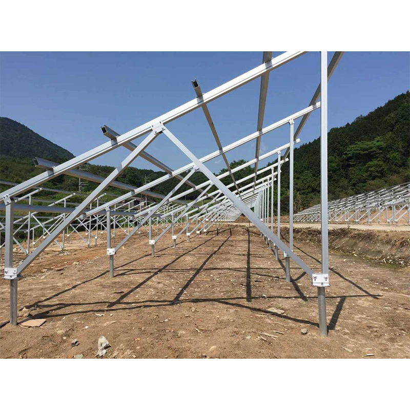 Ground Mounting Solar Car Parking Sunshade OEM Design Canopy Solar Waterproof Carport Mounting Ground System