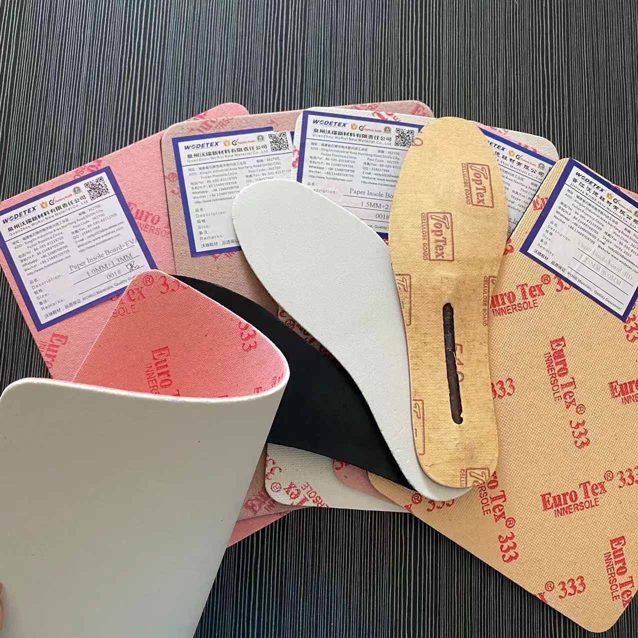 High quality/High cost performance Paper Insole Board with EVA for Shoe Material