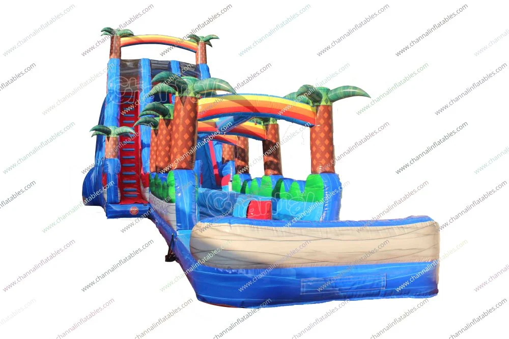 Tropical Water Slide Commercial Inflatable Water Slide for Kids Chsl578b