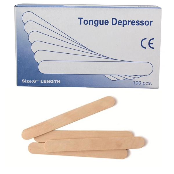 Disposable Medical Grade Sterile/Non Sterile Birch Wood/Bamboo Tongue Depressor