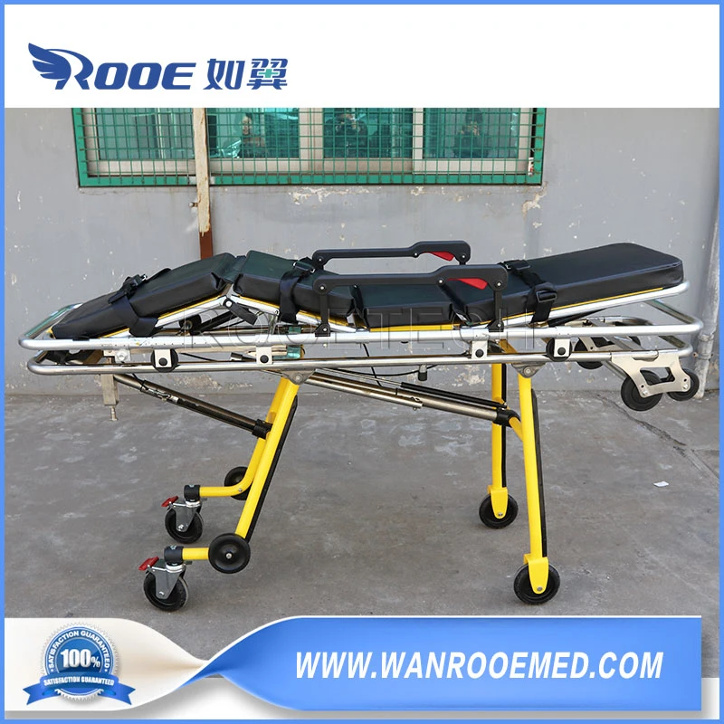 Ea-3b1 Cheap Emergency Patient Transport Portable Aluminum Folding Ambulance Stretcher