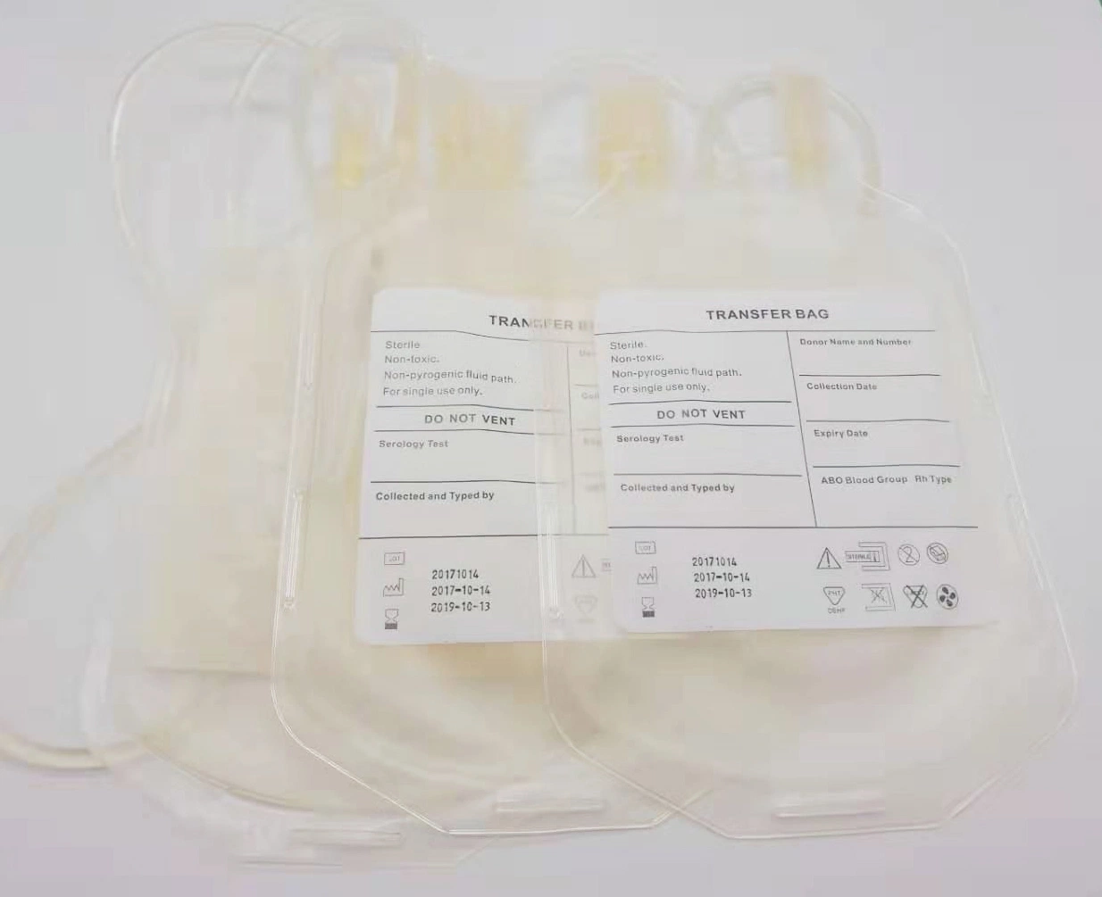 China Manufacturers Price Medical Disposable Blood Bag