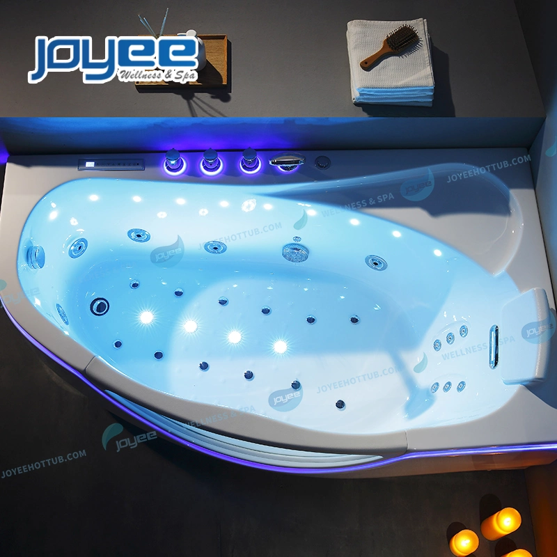 Joyee Mini meilleur bain acrylique bain SPA verre de fibre de verre clair Adultes enfants bain bouillonnant douche