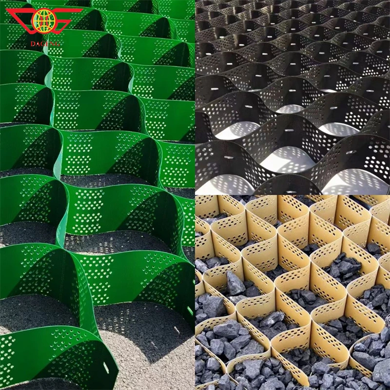 Erosion Smooth Plastic HDPE Geocell/ Geoceldas Geocell Honeycomb Gravel Stabilizer Grid Geo Cell Hot Sell