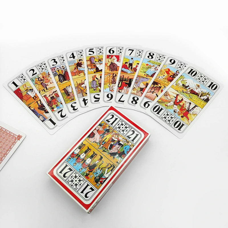 Juegos de mesa creativos Cartas de Tarot de gran tamaño Entretenimiento jugando Big-Name Game Tarjetas