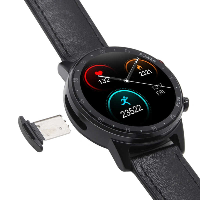 Uniwa Kw390 Sport GPS Round 4G Android Fashion Gift Wrist Smart Watch Phone avec carte SIM