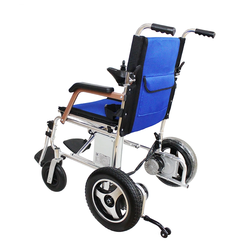 Power Wheel Chair Walker Aluminum Electronic Wheel Chair Lightweight Folding Electric Wheelchairs for The Disabled